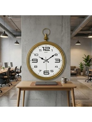 TeknoKapsül Galaxy Dekoratif Duvar Saati,, 30 Cm, Sessiz Mekanizmalı, Tasarımı, Salon Ofis Için