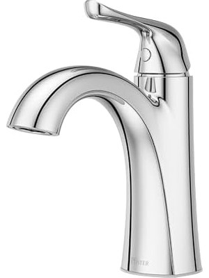 TeknoKapsül Willa Banyo Lavabo Bataryası, Tek Kontrol, 1 Kulplu, Tek Delikli, Parlak Krom Kaplama, LF042MALCC
