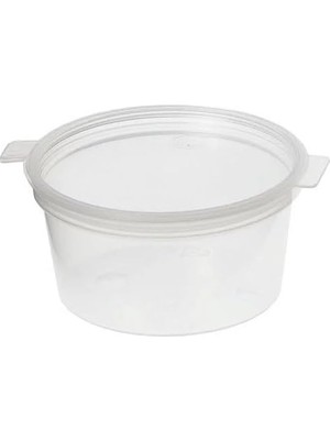 TeknoKapsül Spelt 30CC Sert Plastik Mini Kavanoz Eşya Kabı Kapaklı Küçük Ürün Kutusu Sos Kabı 50'li