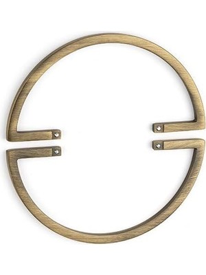 TeknoKapsül 96 mm Antik Rengi Kulp Tek Adet Yarım