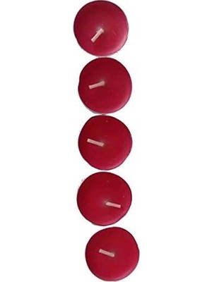 TeknoKapsül Ksmart Tea Lights Kırmızı Mum 5AD