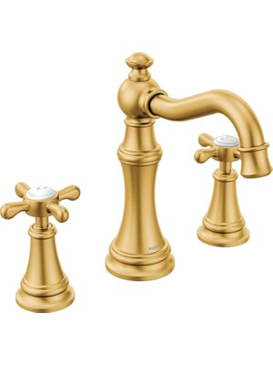 TeknoKapsül TS42114BG Weymouth Banyo Musluğu, Fırçalanmış Altın