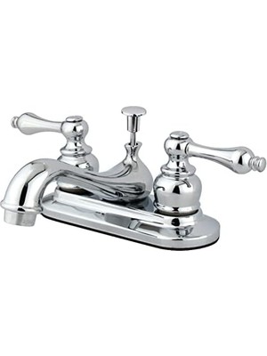 TeknoKapsül GKB601AL Restorasyon Lavabo Bataryası, 10 Cm, Parlak Krom