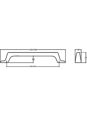 TeknoKapsül Siyah Renkli 96 mm Kulp