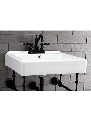 TeknoKapsül KB1600AL 4 Inç Merkezli Lavabo Bataryası Perakende Açılır Pencereli, 4-3/4 Inç, Mat Siyah