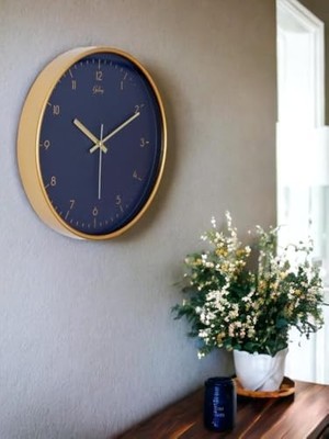 TeknoKapsül Galaxy D-218-A Siyah Kadran 30 cm Sessiz Akar Duvar Saati