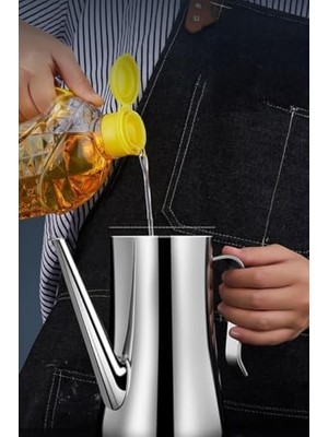 TeknoKapsül Komple 304 Çelik 500 ml Yağdanlık Sosluk Sirkelik CIN595