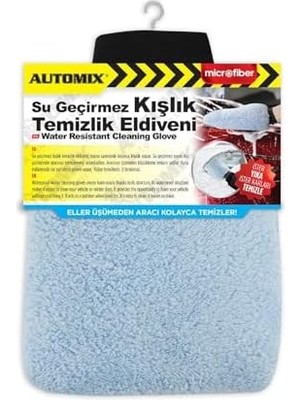 TeknoKapsül Su Geçirmez Temizlik Eldiveni | Dayanıklı Kaymaz Yüzeyli | Araç Ev Temizliği Için