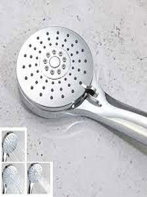 TeknoKapsül Fonksiyonlu El Duş Başlığı Krom Kaplı Paslanmaz Banyo El Duşu Tepe Duşu Duş Başlığı