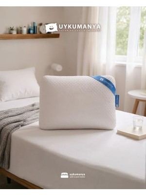 TeknoKapsül Uykucu Series Pamuk Beyaz Visco Yastık 60X40/14 cm (Pillow)