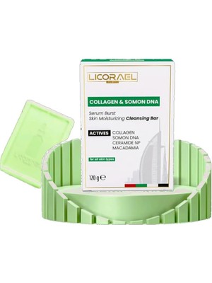 TeknoKapsül Collagen & Somon Dna Sabunu 120G – Nemlendirici Cilt Bakım Sabunu, Ceramide Np Macadamia Yağı Iç