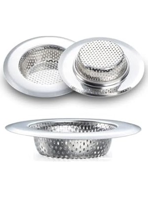 TeknoKapsül Paslanmaz Çelik Lavabo Süzgeci, 11.5 Cm, Büyük Boy, Evye Süzgeci, Amerikan Lavabo Süzgeci