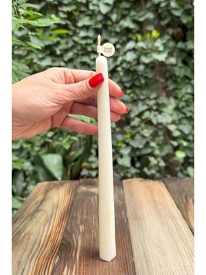 TeknoKapsül Handmade Krem Rengi Ip Fitil Etiketi 100 Adet