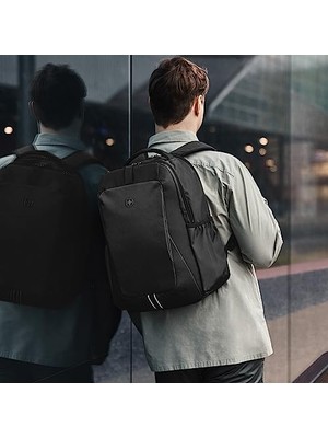 TeknoKapsül , Xe Professional, 15,6 Inç Laptop Sırt Çantası Tablet Cepli Siyah, Siyah, 15,6", Gündelik