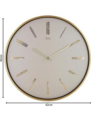 TeknoKapsül 41 cm Akar Sani̇ye Sessi̇z Mekani̇zma Duvar Saati̇