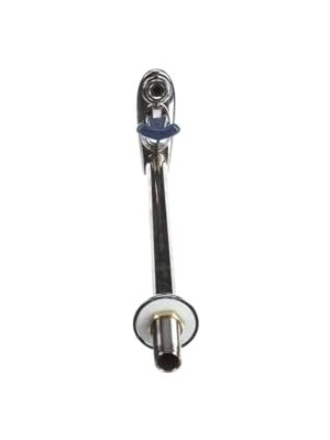TeknoKapsül T&s Pirinç B-1210-12 30,48 cm Güverte Montaj Ayaklı Cam Dolgu 1/2-Inç Npt Erkek Şaft ile
