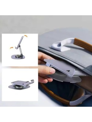 TeknoKapsül Masaüstü Alüminyum Telefon Tutucu, Katlanabilir Telefon Standı, Ergonomik Tasarım, Dayanıklı Sağlam