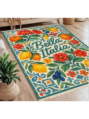 Vivense Bella Italia Baskılı Dokuma Taban Halı, 263 Yng, 80X150  cm