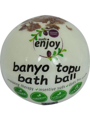 TeknoKapsül Beyaz Gül El Yapımı Banyo Bombası Banyo Topu Beyaz 90-120 gr