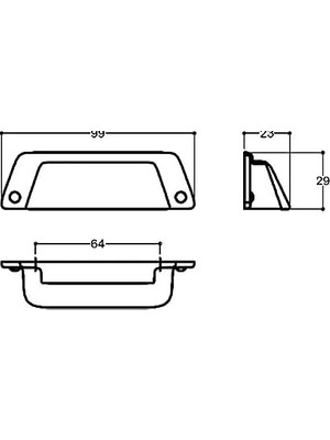 TeknoKapsül 64 mm Krom Renkli Tas Kulp