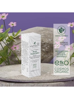 TeknoKapsül Organik Kırmızı Renkli Dudak Balmı Stick 5 ml