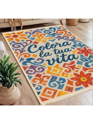 Vivense Colora Baskılı Dokuma Taban Halı, 264 Yng, 150X230  cm