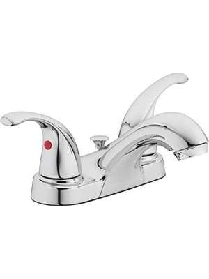 TeknoKapsül Aqua 15-B42WP-CH-AV Iki Saplı Banyo Lavabo Bataryası, Cilalı Krom