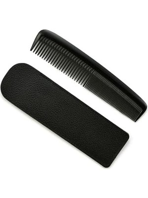 TeknoKapsül Kılıflı Cep Tarağı – 14 x 3 cm | Kompakt, Şık Taşınabilir Erkek Bakım Tarağı 715872