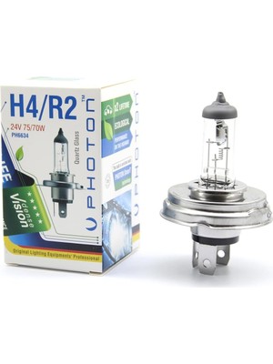 TeknoKapsül Photon Ampul H4 24V 75/70W P45T Tablali Halogen Pht PH6634