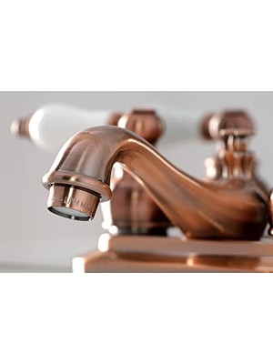 TeknoKapsül KB606PL Restorasyon 4 " Banyo Bataryası, Antik Bakır