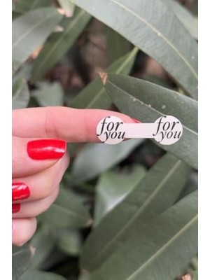 TeknoKapsül For You Model1 Krem Rengi Ip Fitil Etiketi 100 Adet