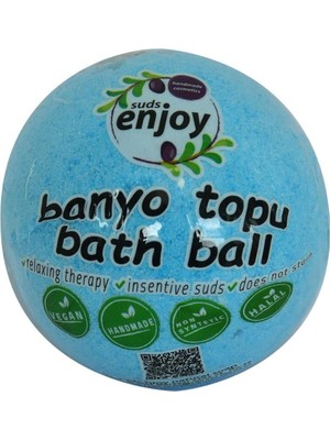 TeknoKapsül Himalaya Tuzlu El Yapımı Banyo Bombası Banyo Topu 90-120 gr