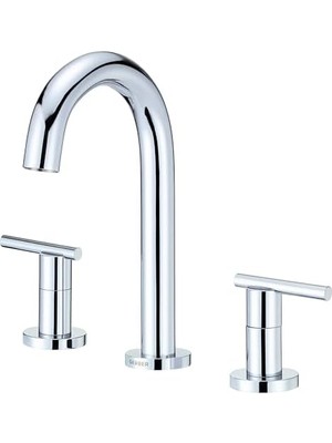 TeknoKapsül D303658 Parma Hattı 2h Yaygın Lavabo Bataryası Metal Dokunuş Aşağı Gideri 1,2 Gpm Krom