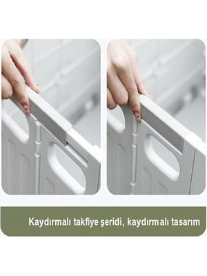 TeknoKapsül Katlanabilir Iki Tekerlekli Alışveriş Depolama Çantası – Kapaklı Teleskopik Çekme Kolu Kamp Plaj
