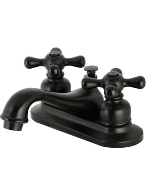 TeknoKapsül KB600AX Restorasyon 4 Inç Banyo Bataryası, Mat Siyah, 6,63 x 4,5 x 2,88