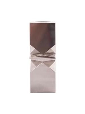 TeknoKapsül Kristal Mum Tutucu, Krom, 4X4X11 cm