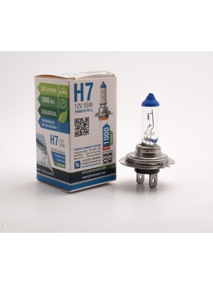TeknoKapsül Photon Ampul H7 12V 55W +%30 Fazla Işık Halogen Pht PH5507 E