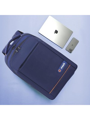 TeknoKapsül MCC-006BL 15.6 Inç Laptop Sırt Çantası, Mackbook Sırt Çantası, Bilgisayar Notebook Çantası, Kadı