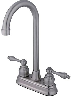 TeknoKapsül KB498AL Victoria Bar Musluk, 10,5 Cm, Fırçalanmış Nikel