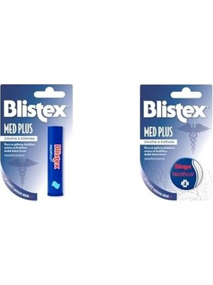 TeknoKapsül Blistex Medplus Stick Onarıcı Ferahlatıcı Dudak Bakım Kremi Spf 15 x Blistex Medplus Onarıcı
