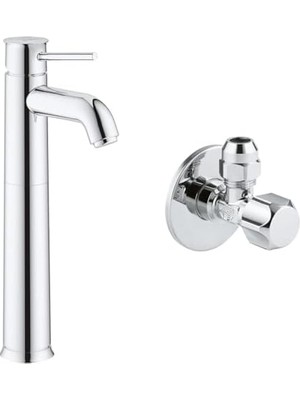 TeknoKapsül Start Lavabo Bataryası Xl-Boyut + 2 Adet 55MM Ara Musluk Seti