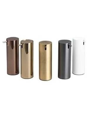 TeknoKapsül Basmalı Sıvı Sabunluk Füme Renk 300 ml - 168X60X83 mm