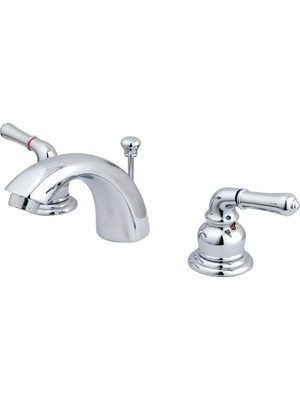 TeknoKapsül GKB951 Magellan Mini Yaygın Lavabo Bataryası Perakende Açılır Pencereli, 4-1/2 Inç, Parlak Krom