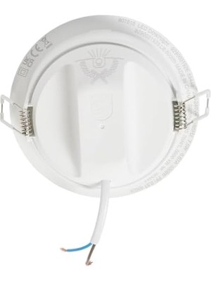 TeknoKapsül 59448 Meson 105 7.5W 6500K Wh Gömme LED Spot, Beyaz Işık 6lı Paket