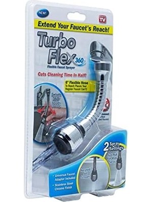 TeknoKapsül Turbo 2 Aşamalı Plastik Esnek Musluk Başlığı
