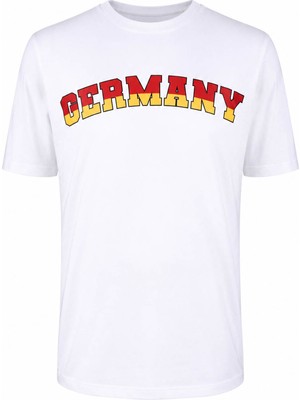 Trender Germany Baskılı Beyaz Erkek T-Shirt 26YSÖ8000003