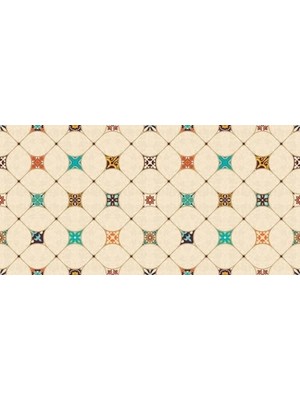 TeknoKapsül Yer Kaplama Zemin Kaplama Folyosu 65X130 cm Majolika Desen 2