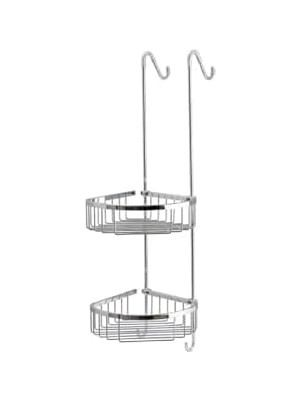TeknoKapsül Banyo Duş Raf Sistemi Krom Renk 702X200X294 mm