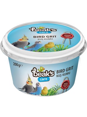 TeknoKapsül Kuşlar Için Ek Besinler, Grit Kuş Kumu, 200 G x 4 Adet