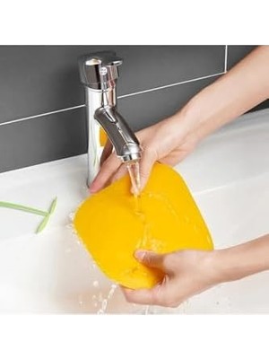 TeknoKapsül Gider Kötü Koku Önleyici Lavabo Gider Kapatıcı Banyo Küvet Süzgeç Kapatma Sarı Renk